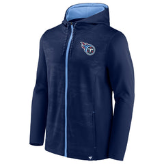 Tennessee Titans Ball Carrier Full-Zip Hoodie Navy/Light Blue - Fanatics