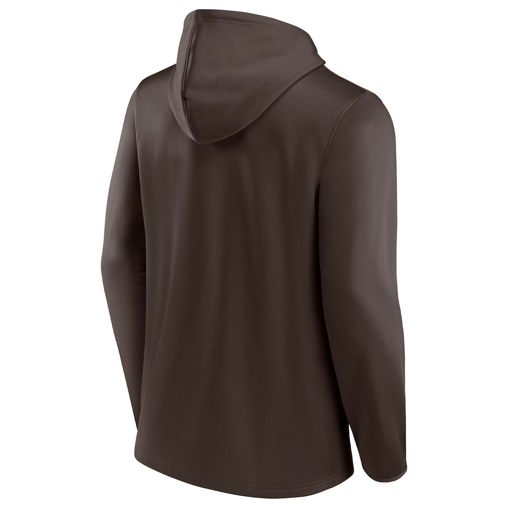 Cleveland Browns Ball Carrier Full-Zip Hoodie Brown/Orange - Fanatics