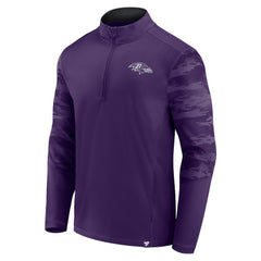 Baltimore Ravens Ringer Quarter-Zip Jacket Purple - Fanatics
