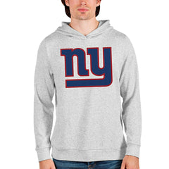 New York Giants Antigua Team Absolute Pullover Hoodie Heathered Gray - NFL