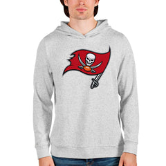 Tampa Bay Buccaneers Antigua Team Absolute Pullover Hoodie Heathered Gray - NFL