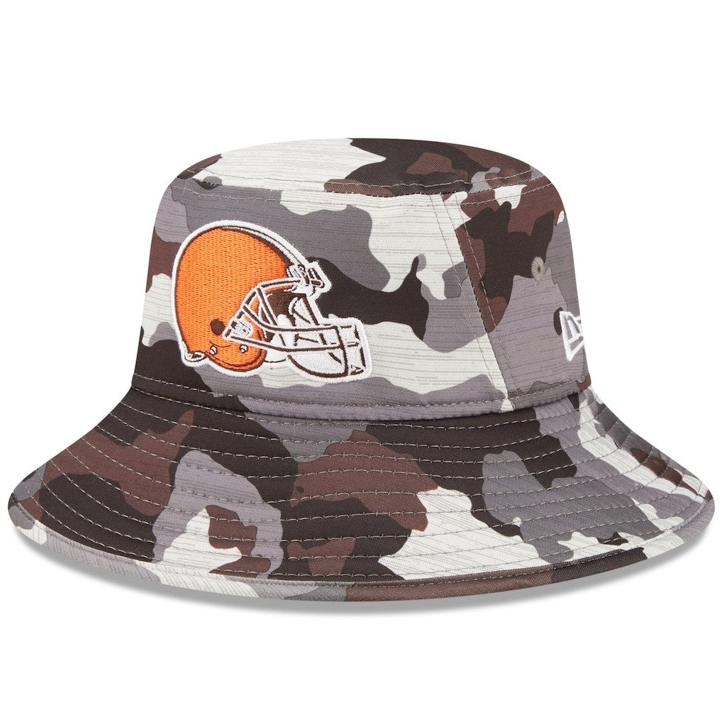Cleveland Browns New Era 2022 NFL Training Camp Bucket Hat Camo - NFL