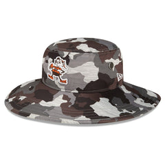 Cleveland Browns New Era 2022 NFL Training Camp Historic Logo Panama Bucket Hat Camo - NFL