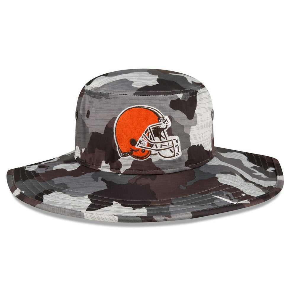Cleveland Browns New Era 2022 NFL Training Camp Panama Bucket Hat Camo - NFL