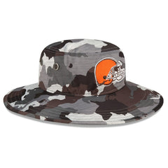 Cleveland Browns New Era 2022 NFL Training Camp Panama Bucket Hat Camo - NFL