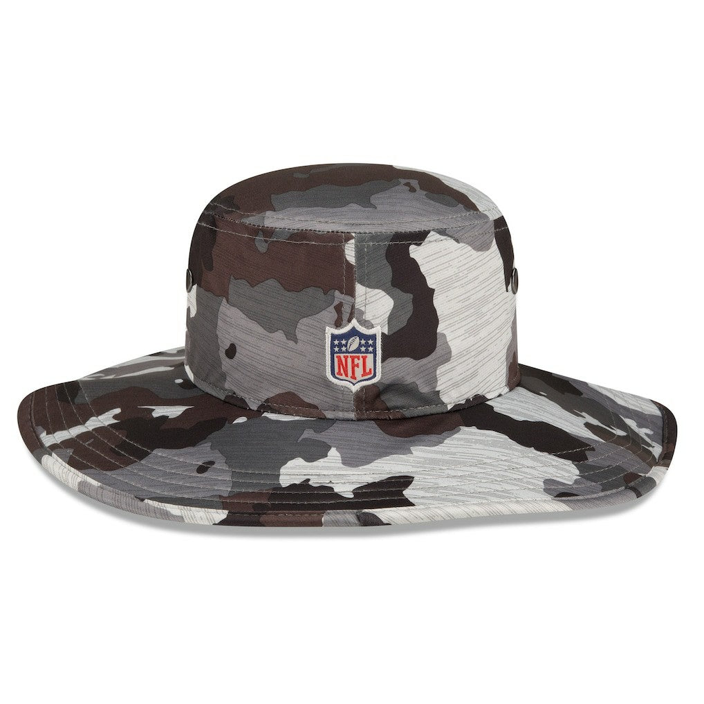 Cleveland Browns New Era 2022 NFL Training Camp Panama Bucket Hat Camo - NFL