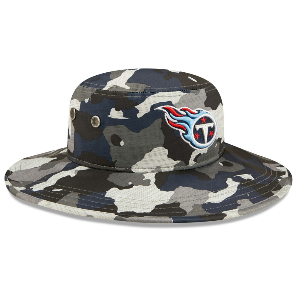 Tennessee Titans New Era 2022 NFL Training Camp Panama Bucket Hat Camo - NFL