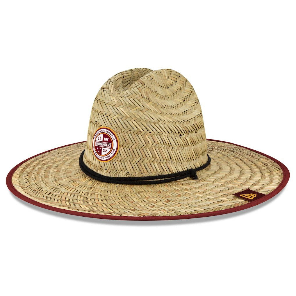 Washington Commanders New Era 2022 NFL Training Camp Straw Lifeguard Hat Natural - NFL