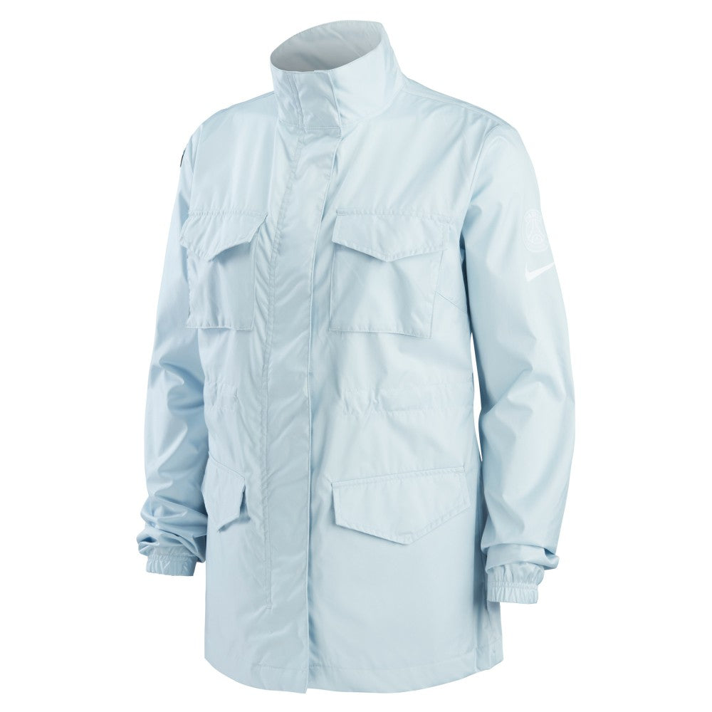 Nike Paris Saint-Germain Women's M65 Woven Full-Zip Jacket - Light Blue