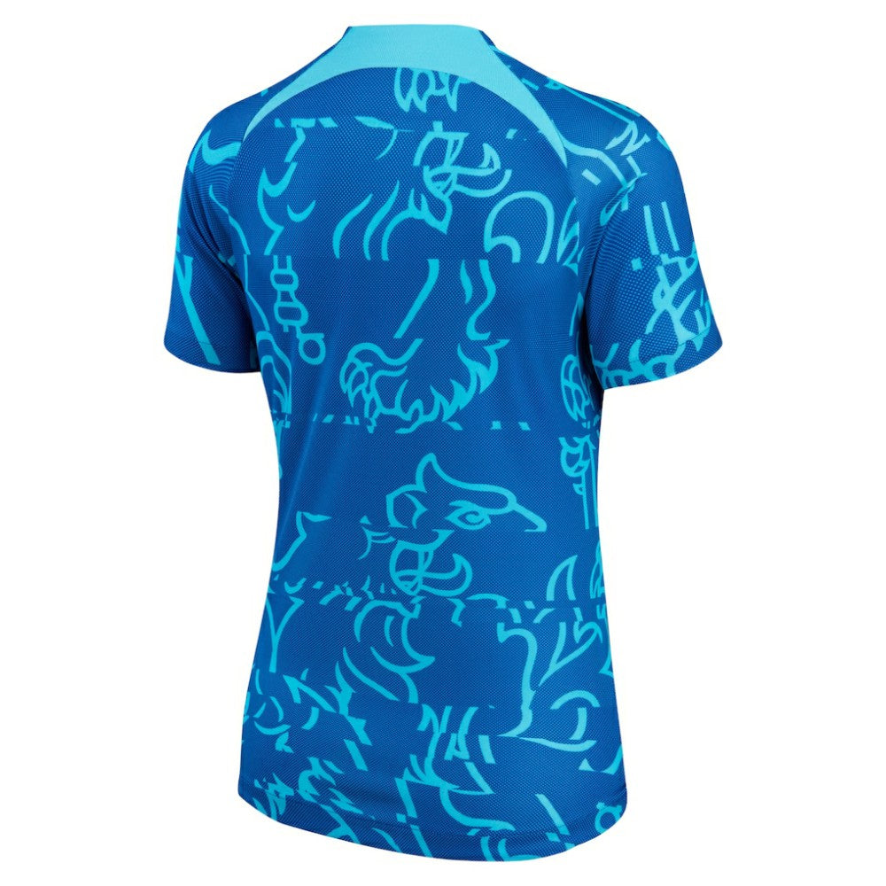 Nike Chelsea Women's 2022/23 Pre-Match Home Performance Top - Blue