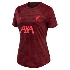 Nike Liverpool Women's 2022/23 Pre-Match Home Performance Top - Burgundy