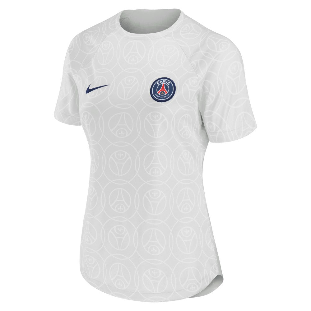 Nike Paris Saint-Germain Women's 2022/23 Pre-Match Home Performance Top - Gray