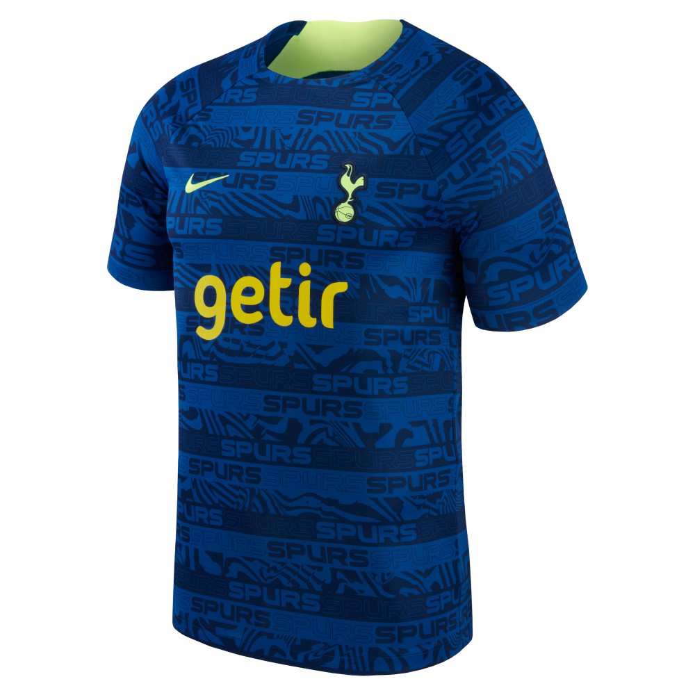 Nike Tottenham Hotspur Youth 2022 Pre-Match Raglan Performance Top - Blue