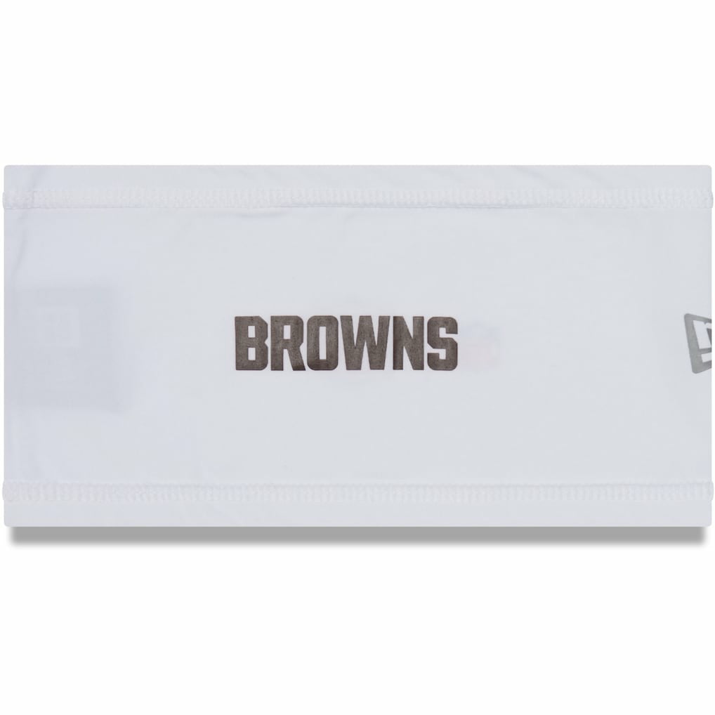Cleveland Browns New Era Training Camp COOLERA Headband White - NFL