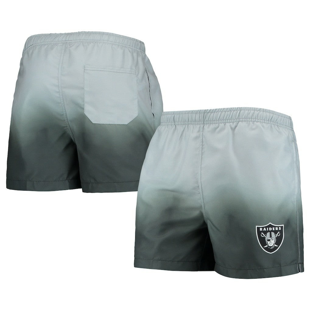 Las Vegas Raiders FOCO Dip-Dye Swim Shorts Black/ - NFL