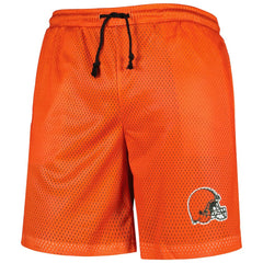 Cleveland Browns FOCO Colorblock Mesh V-Neck & Shorts Set Orange - NFL