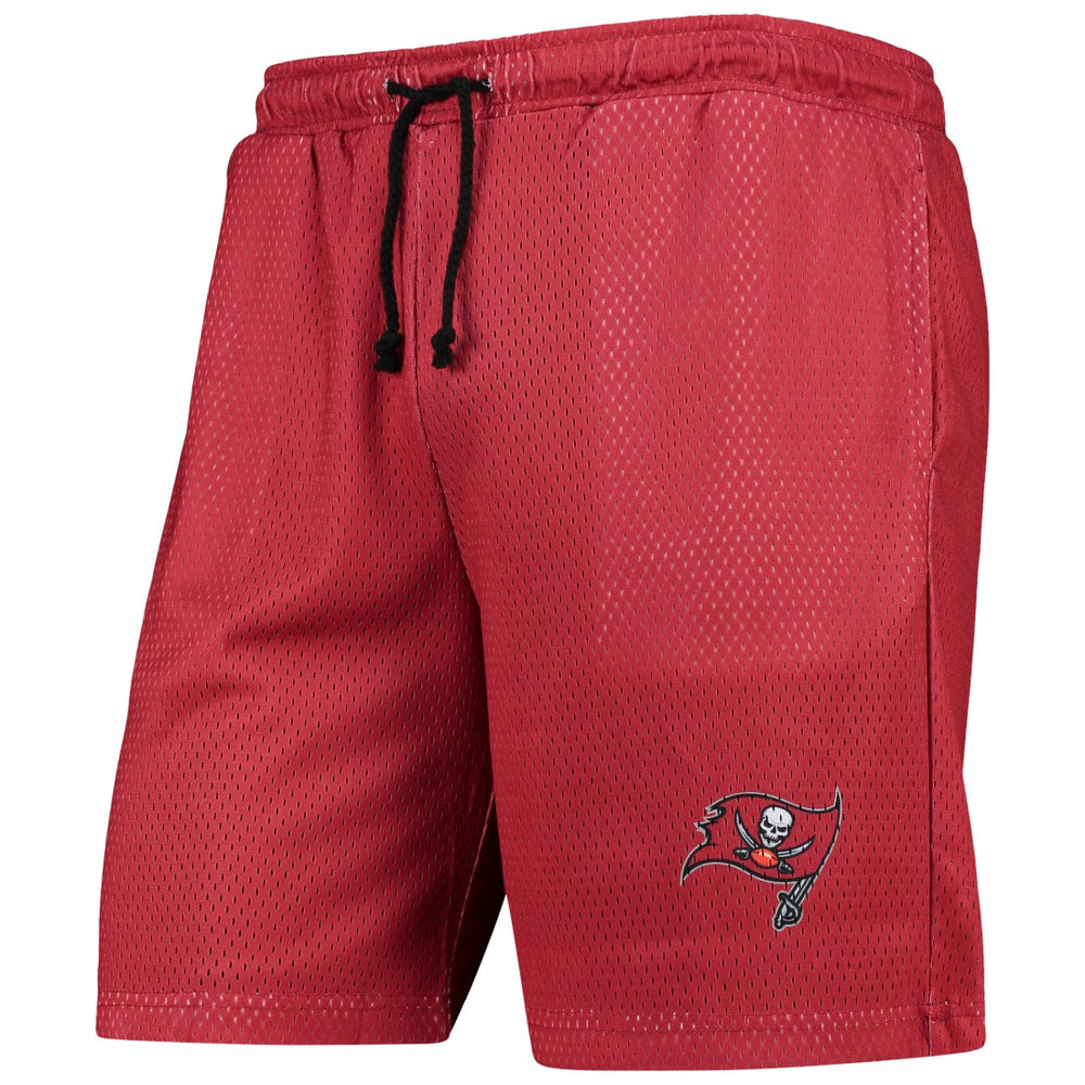 Tampa Bay Buccaneers FOCO Colorblock Mesh V-Neck & Shorts Set Red - NFL