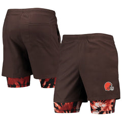 Cleveland Browns FOCO Running Shorts Brown - NFL
