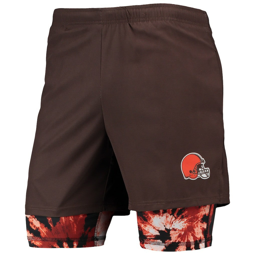 Cleveland Browns FOCO Running Shorts Brown - NFL