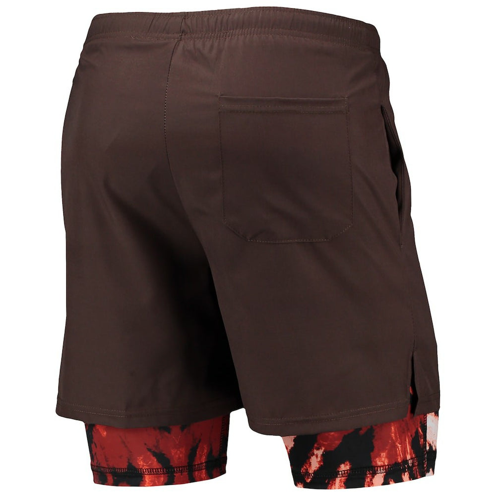 Cleveland Browns FOCO Running Shorts Brown - NFL