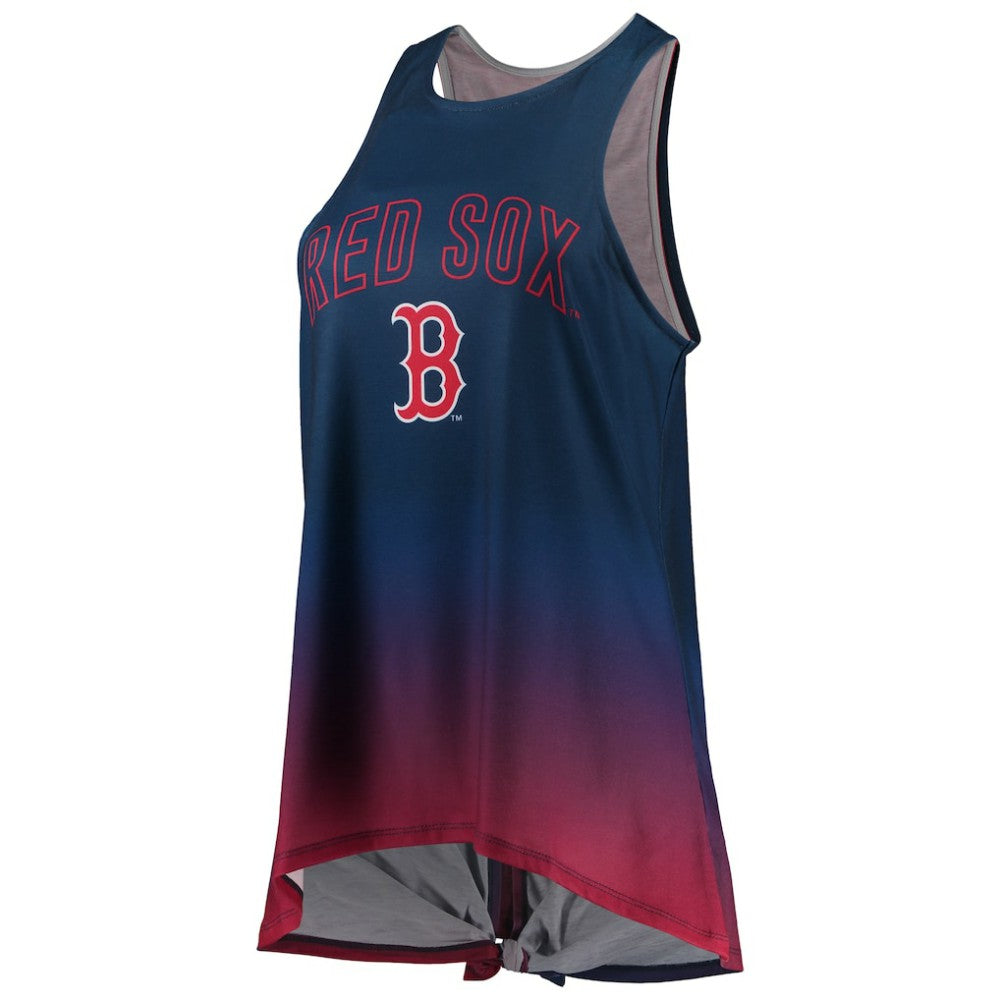 Boston Red Sox FOCO Women's Gradient Tie-Back Racerback Tank Top discount