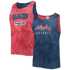Atlanta Braves FOCO Floral Reversible Mesh Tank Top Online