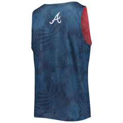 Atlanta Braves FOCO Floral Reversible Mesh Tank Top Online