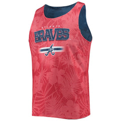Atlanta Braves FOCO Floral Reversible Mesh Tank Top Online