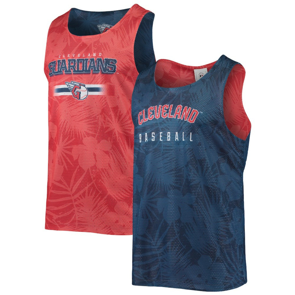 Cleveland Guardians FOCO Floral Reversible Mesh Tank Top discount