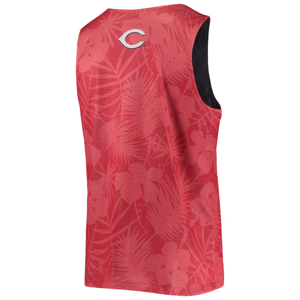 Cincinnati Reds FOCO Floral Reversible Mesh Tank Top Clearance