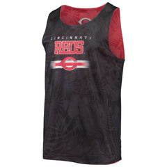 Cincinnati Reds FOCO Floral Reversible Mesh Tank Top Clearance