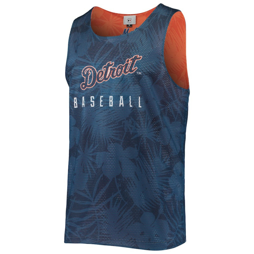 Detroit Tigers FOCO Floral Reversible Mesh Tank Top for sale