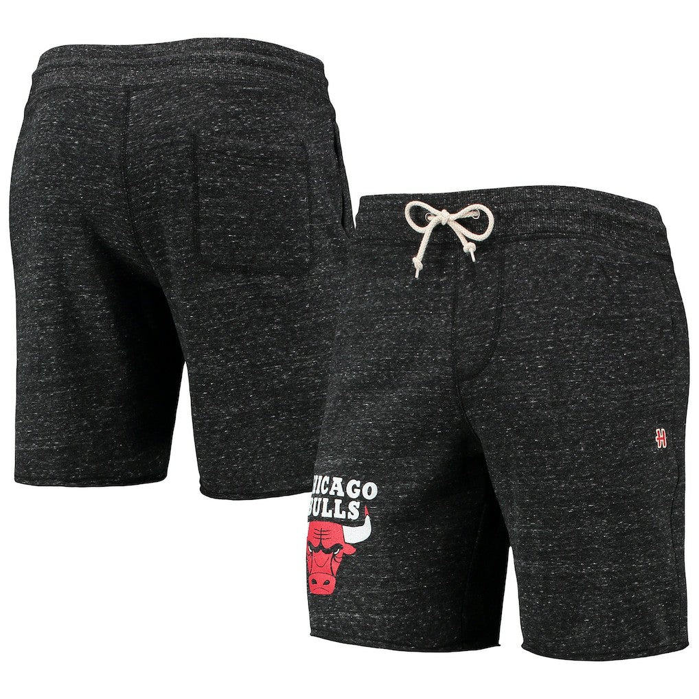 NBA - Chicago Bulls Homage Primary Logo Tri-Blend Sweat Shorts - Charcoal