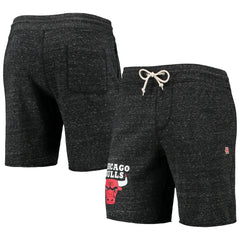 NBA - Chicago Bulls Homage Primary Logo Tri-Blend Sweat Shorts - Charcoal