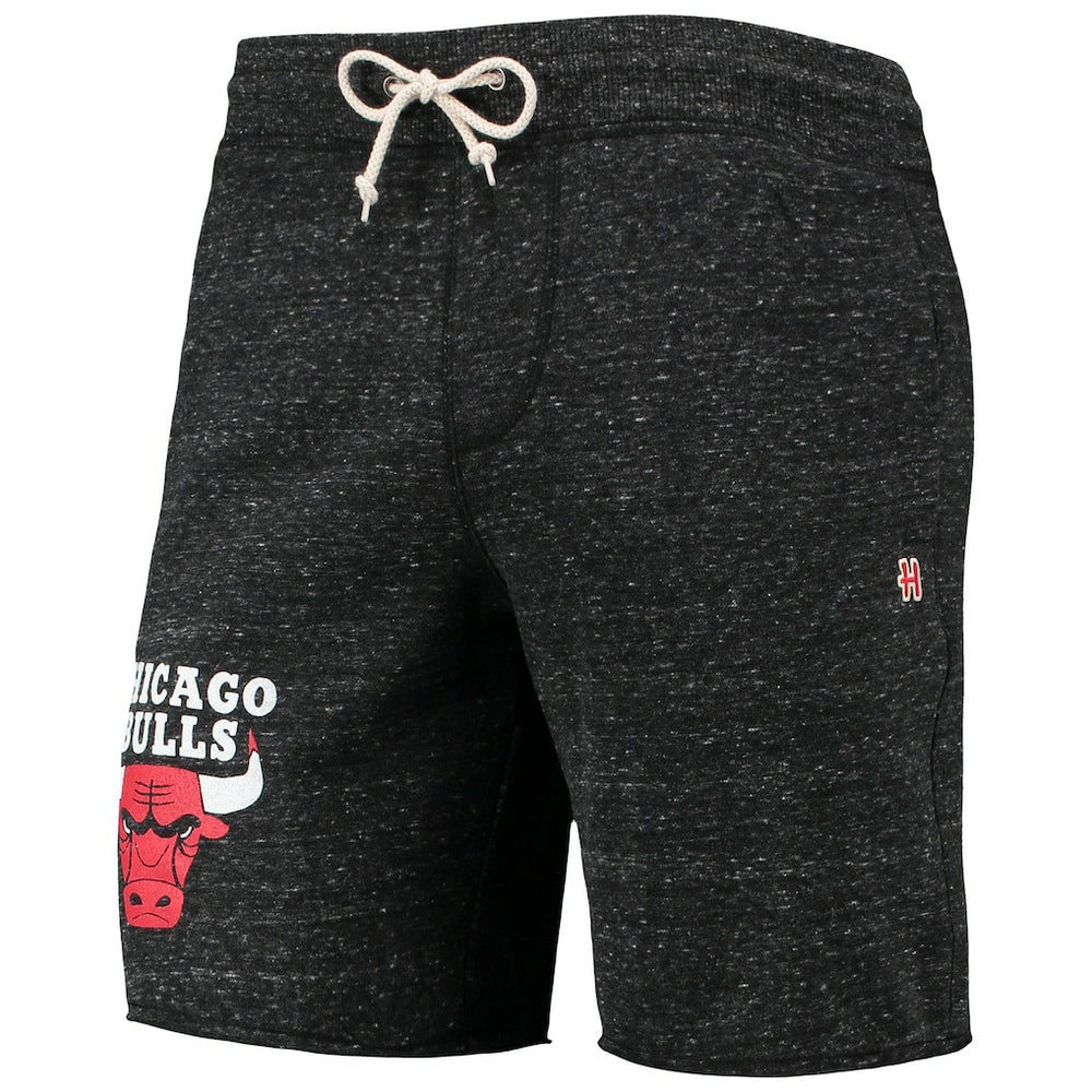 NBA - Chicago Bulls Homage Primary Logo Tri-Blend Sweat Shorts - Charcoal