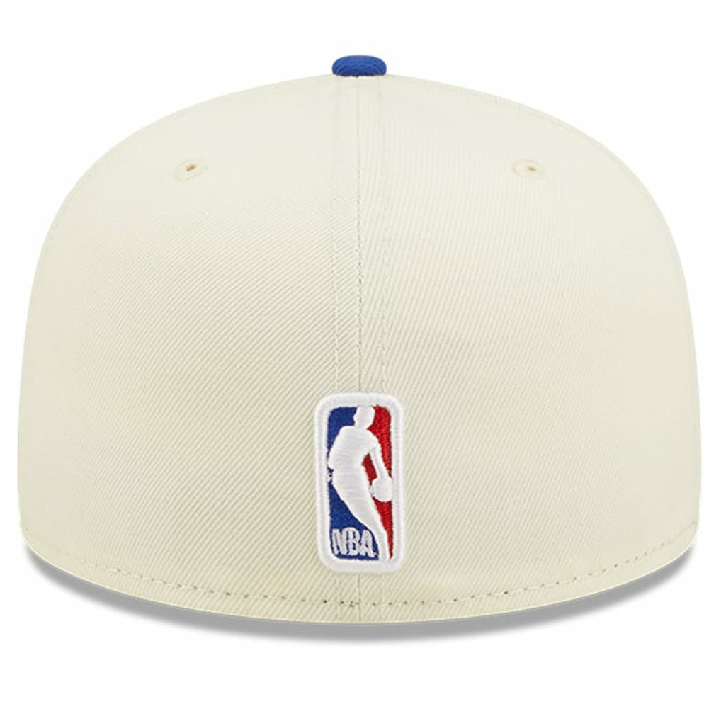 New Era - Philadelphia 76ers 2022 NBA Draft 59FIFTY Fitted Hat - Cream/Royal