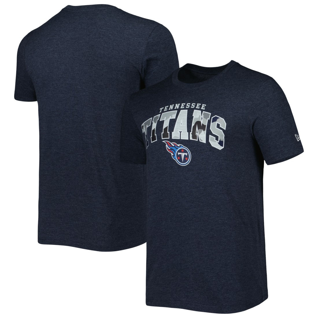 Tennessee Titans New Era Training Collection T-Shirt Heathered Navy - NFL