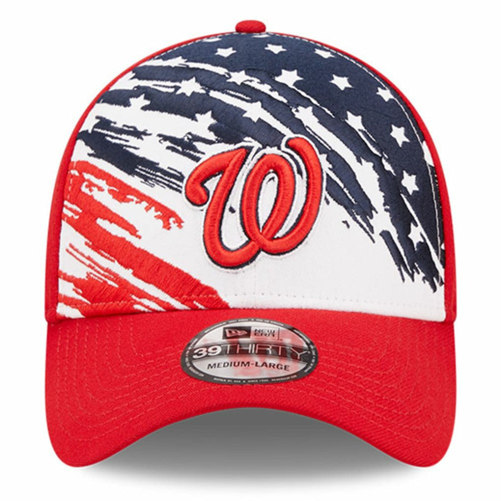 Washington Nationals New Era 2022 4th of July 39THIRTY Flex Hat Lifestyle