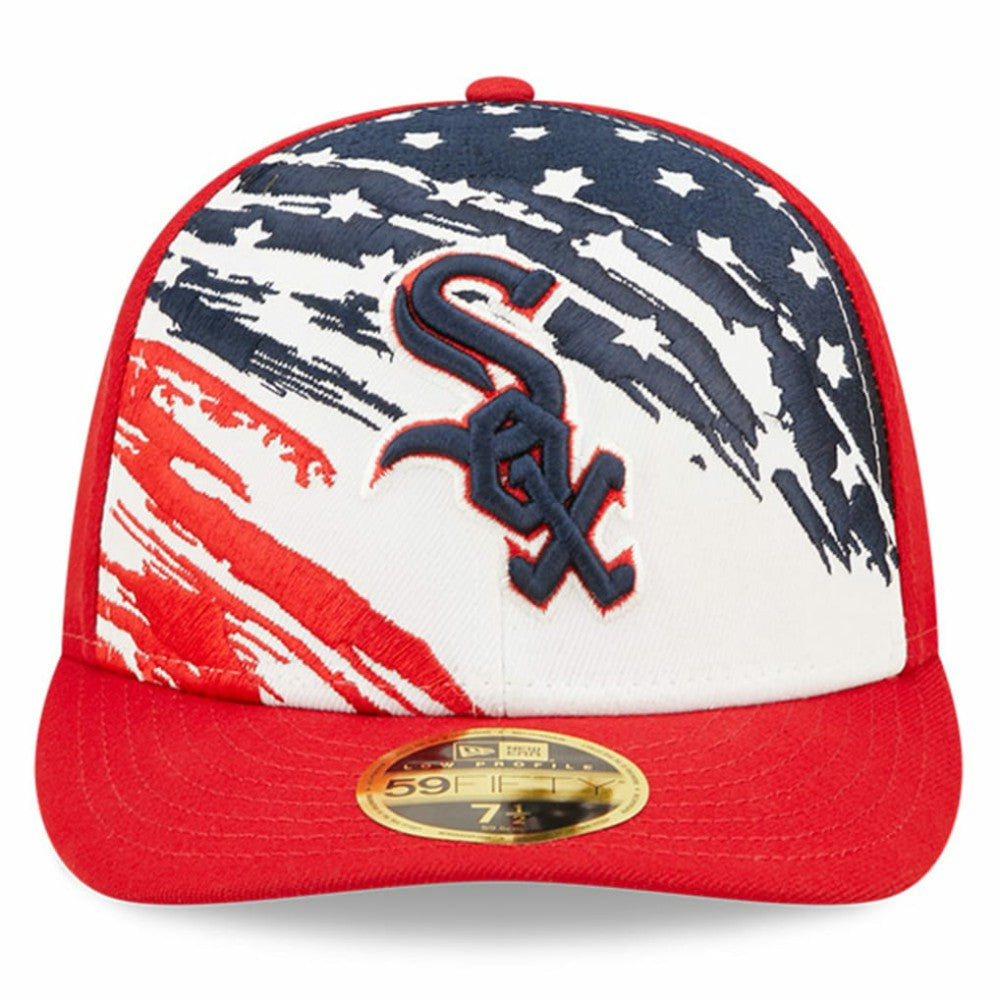Chicago White Sox New Era 2022 4th of July Low Profile 59FIFTY Fitted Hat Lifestyle