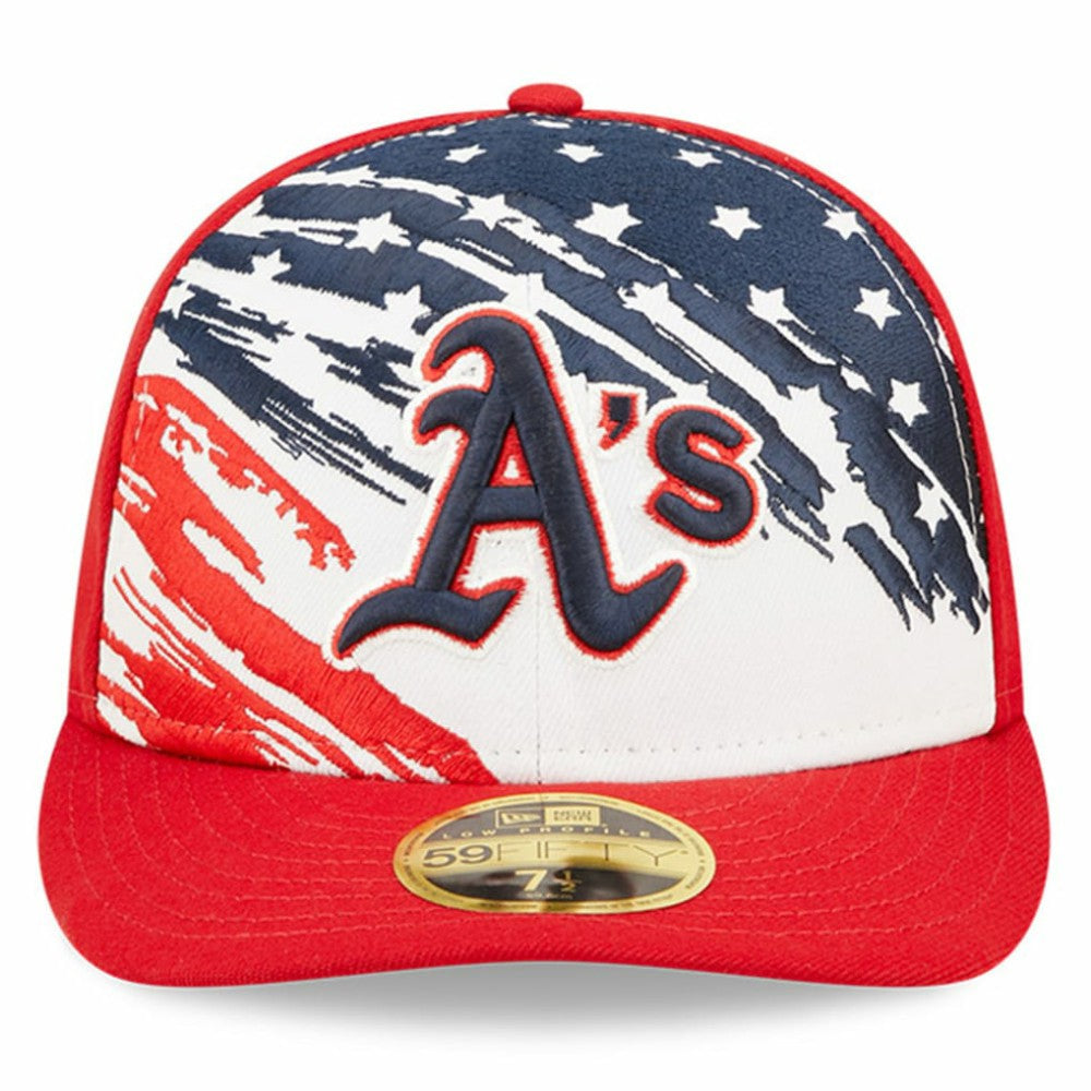 Athletics New Era 2022 4th of July Low Profile 59FIFTY Fitted Hat discount