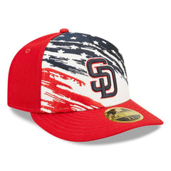 San Diego Padres New Era 2022 4th of July Low Profile 59FIFTY Fitted Hat Online