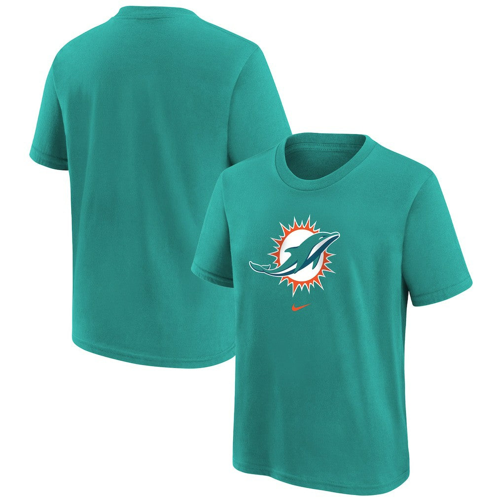Miami Dolphins Preschool Team Wordmark T-Shirt Aqua - Nike