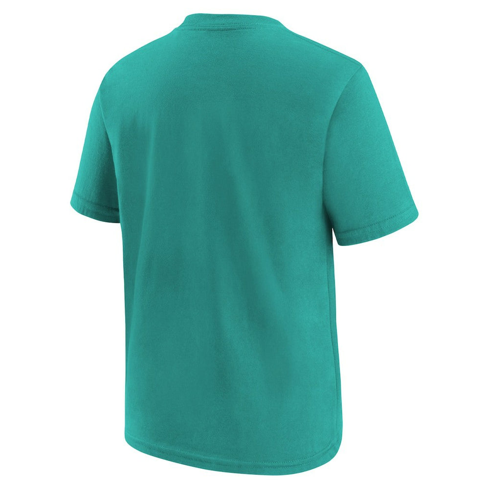 Miami Dolphins Preschool Team Wordmark T-Shirt Aqua - Nike