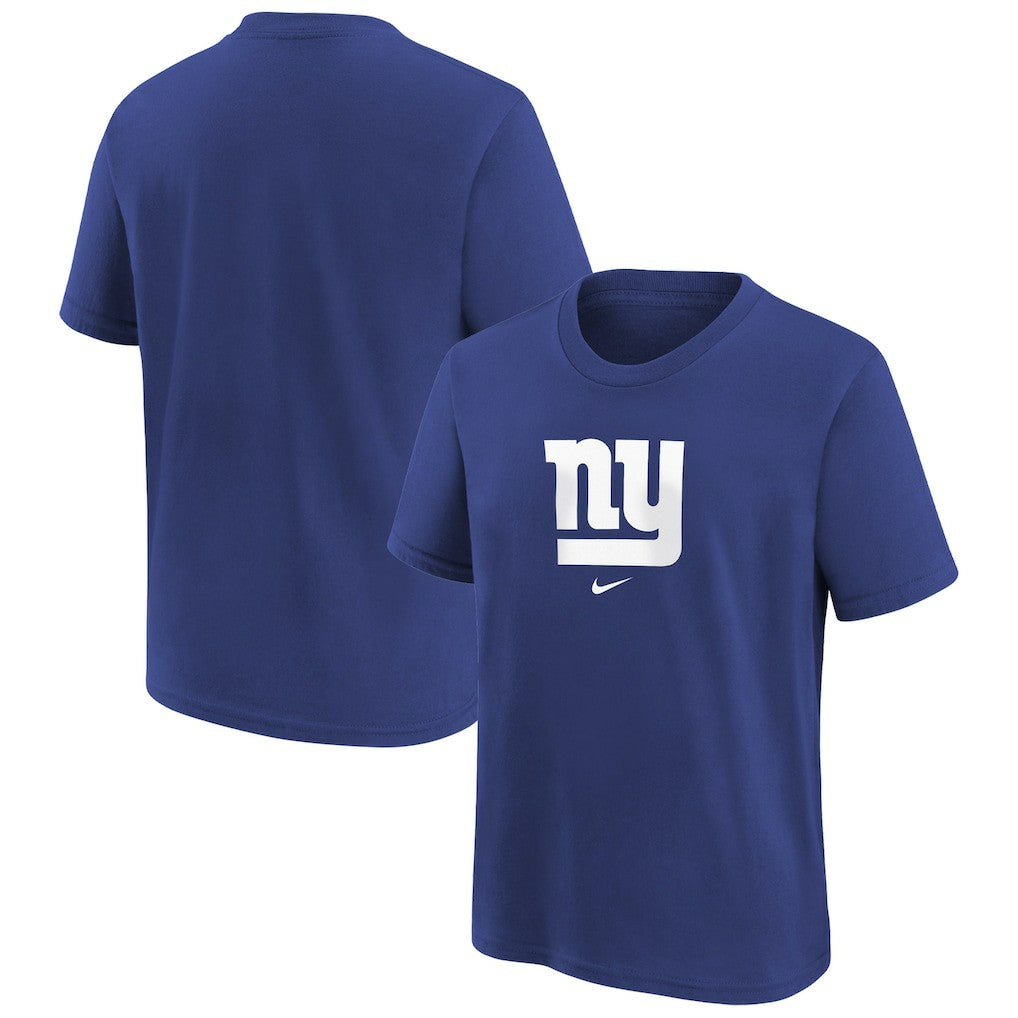 New York Giants Preschool Team Wordmark T-Shirt Royal - Nike