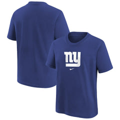 New York Giants Preschool Team Wordmark T-Shirt Royal - Nike
