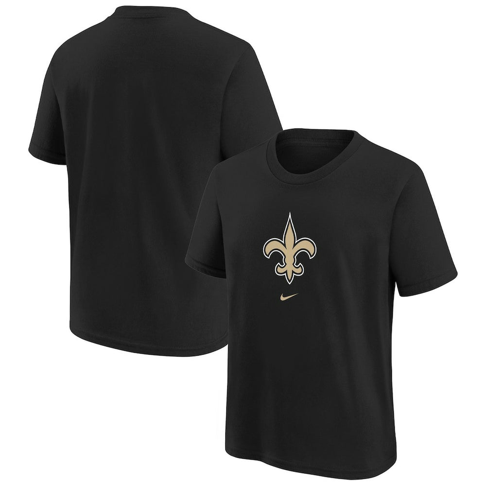 New Orleans Saints Preschool Team Wordmark T-Shirt Black - Nike