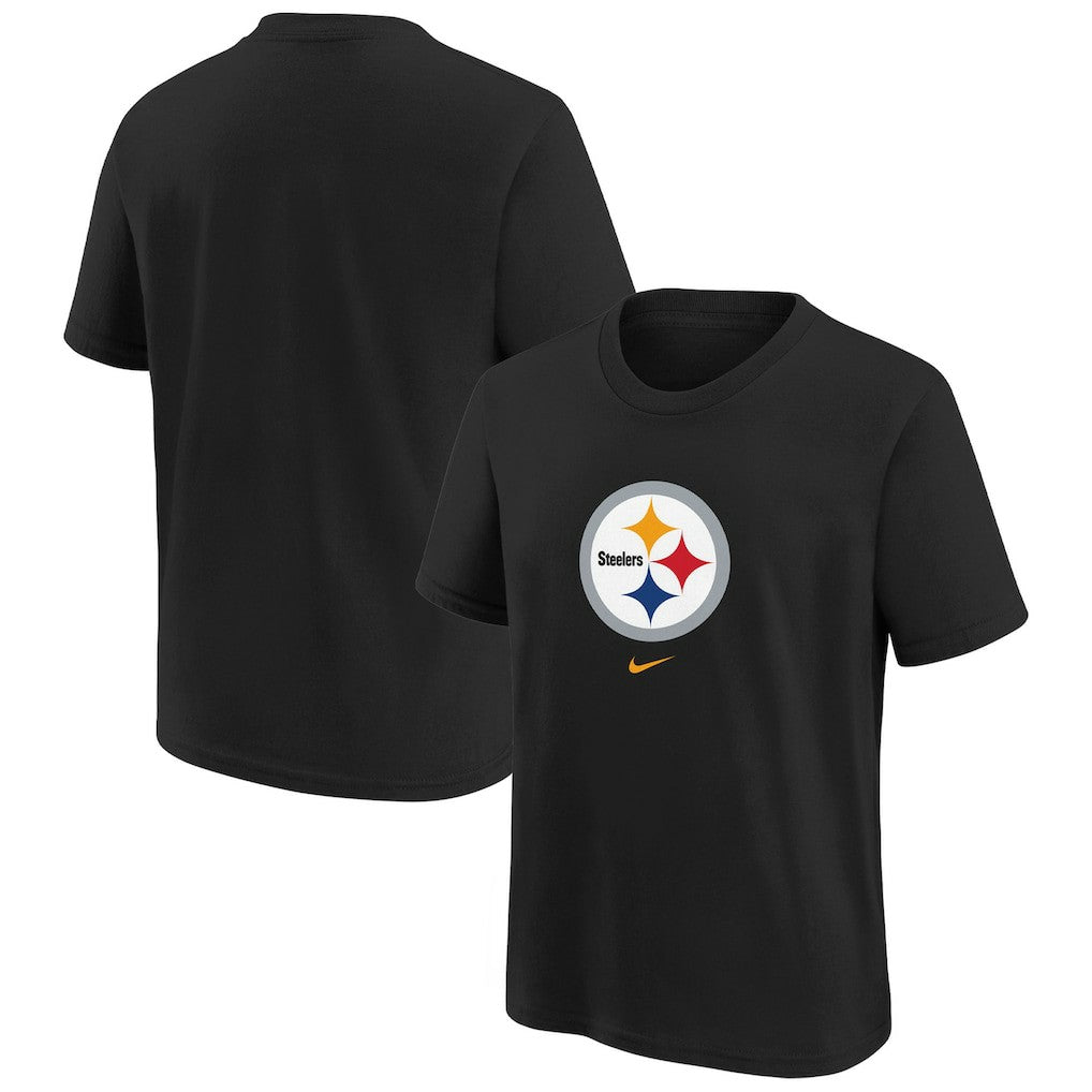 Pittsburgh Steelers Preschool Team Wordmark T-Shirt Black - Nike