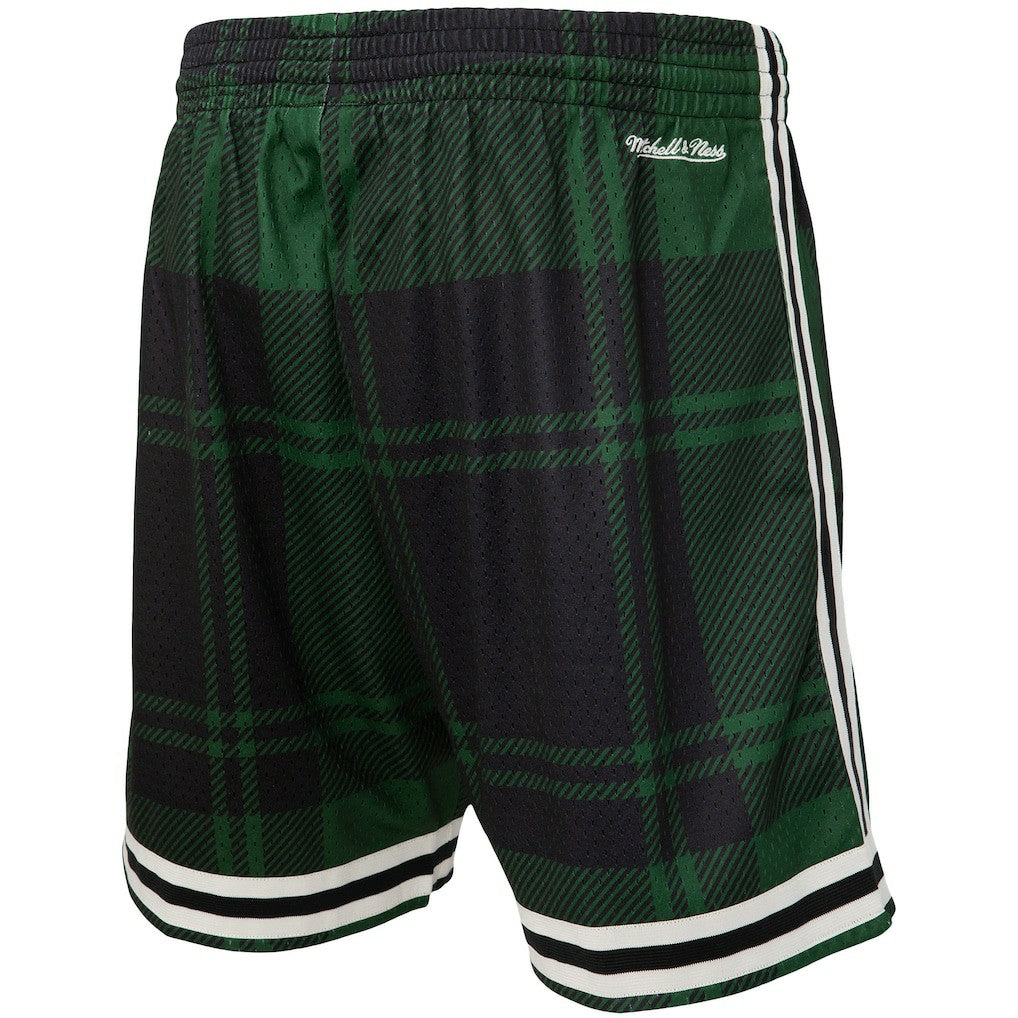 Mitchell & Ness - Boston Celtics x Uninterrupted Hardwood Classics Swingman Shorts - Kelly Green/Black