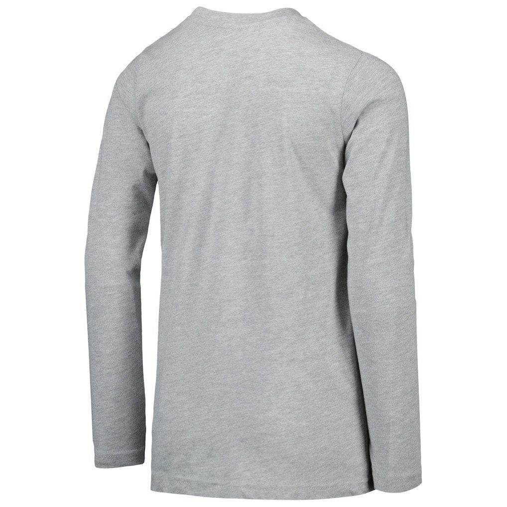 Washington Commanders Youth Head-to-Head Long Sleeve T-Shirt Heathered Gray - NFL