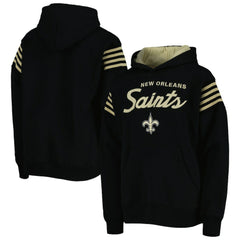New Orleans Saints Youth The Champ Is Here Pullover Hoodie Black - NFL